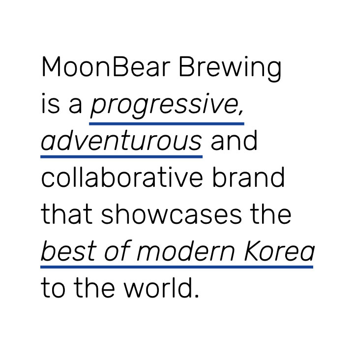 moonbear brewing branding