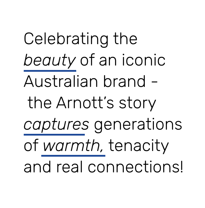 arnott's branding