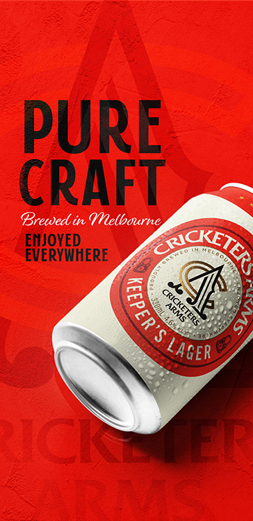 cricketers arms branding