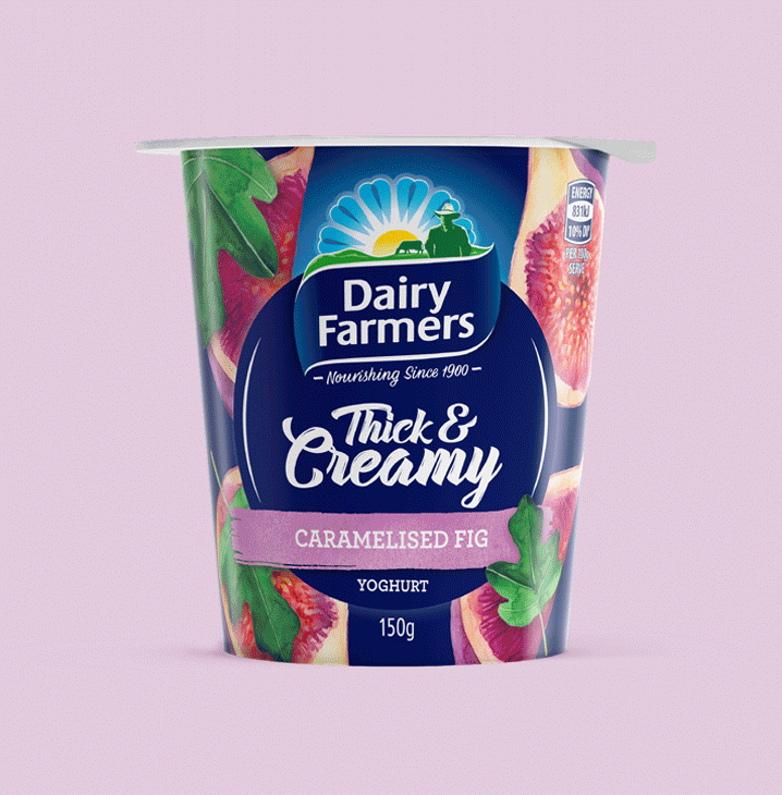 Dairy Farmers Thick Yoghurt | Packaging Design Strategy Case Study ...