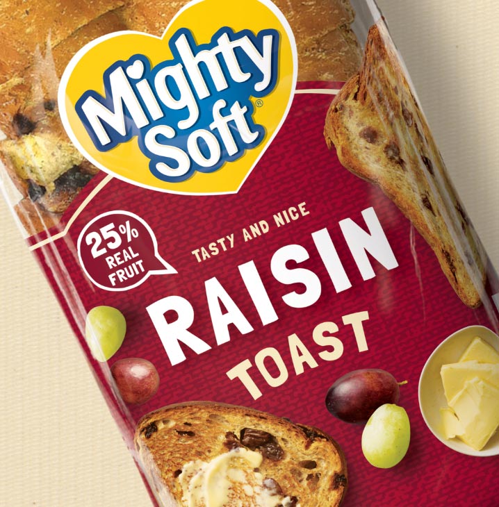 mighty soft raisin toast