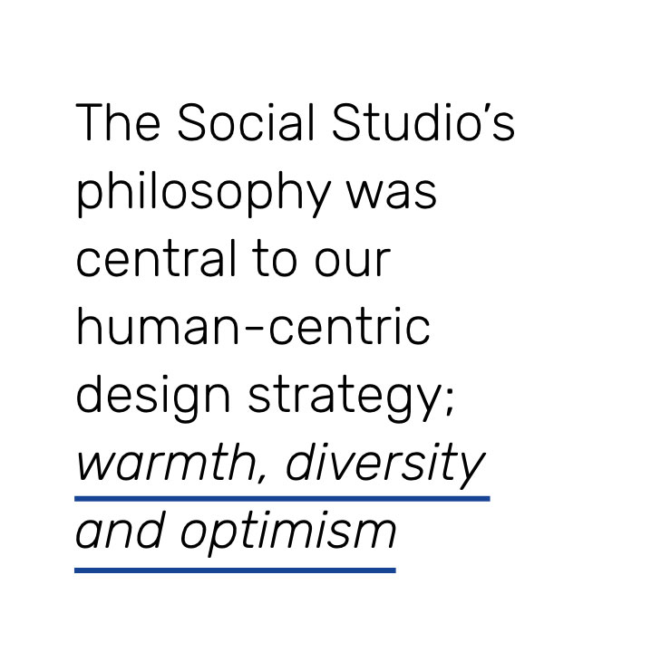 the social studio branding