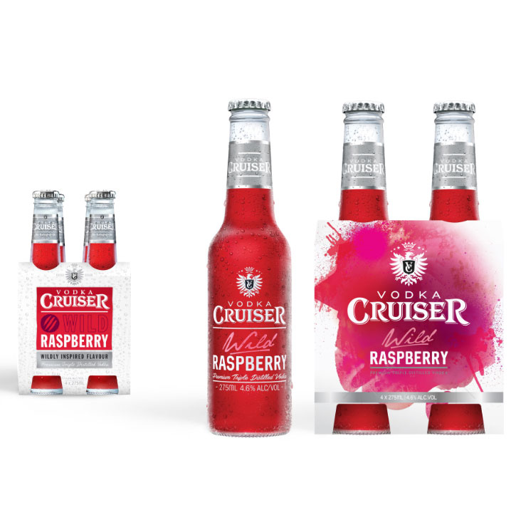 vodka cruiser raspberry 4 pack